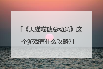 《天猫喵糖总动员》这个游戏有什么攻略?