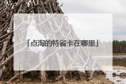 点淘的特省卡在哪里