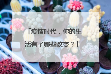 疫情时代，你的生活有了哪些改变？
