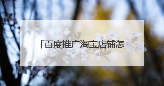百度推广淘宝店铺怎么做?有哪些方法?
