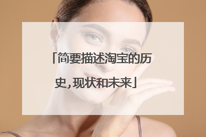 简要描述淘宝的历史,现状和未来