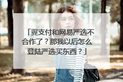 翼支付和网易严选不合作了?那我以后怎么登陆严选买东西?