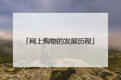 网上购物的发展历程