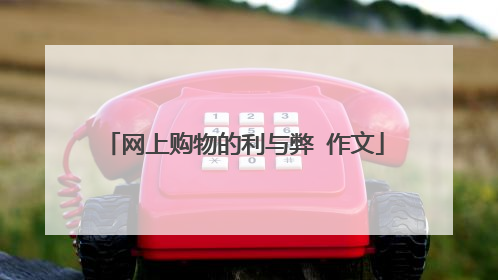 网上购物的利与弊 作文