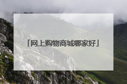网上购物商城哪家好