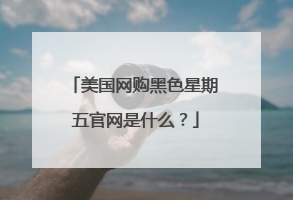 美国网购黑色星期五官网是什么?