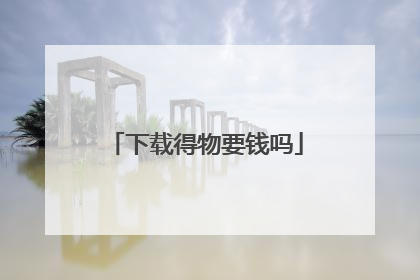 下载得物要钱吗
