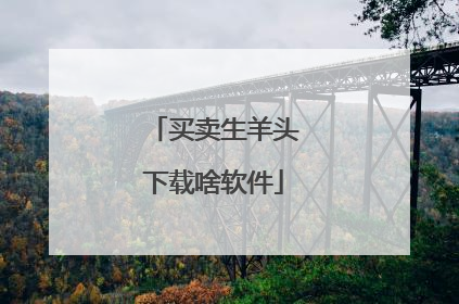 买卖生羊头下载啥软件
