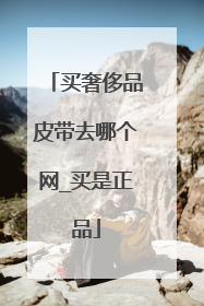 买奢侈品皮带去哪个网_买是正品