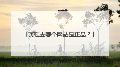 买鞋去哪个网站是正品?