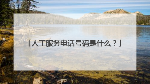人工服务电话号码是什么？