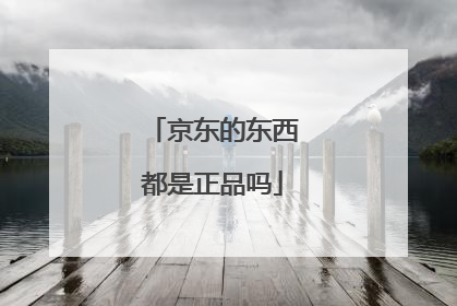 京东的东西都是正品吗