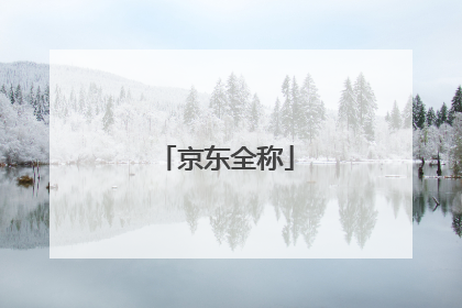 京东全称