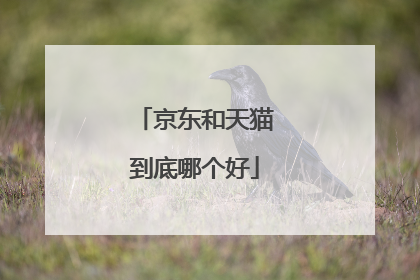 京东和天猫到底哪个好