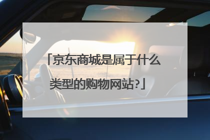 京东商城是属于什么类型的购物网站?