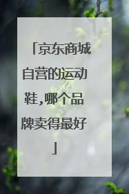 京东商城自营的运动鞋,哪个品牌卖得最好