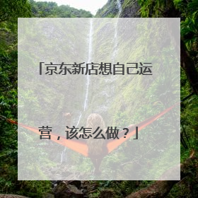 京东新店想自己运营,该怎么做?