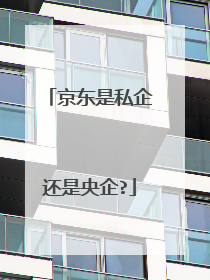 京东是私企还是央企?