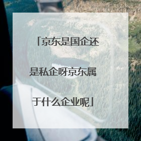 京东是国企还是私企呀京东属于什么企业呢
