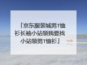 京东服装城男T恤衫长袖小站领我要找小站领男T恤衫
