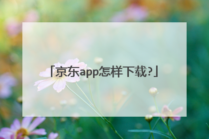京东app怎样下载?