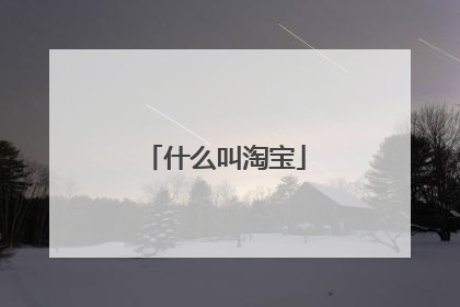 什么叫淘宝