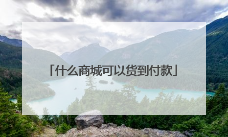 什么商城可以货到付款