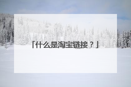 什么是淘宝链接?