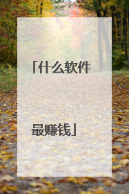 什么软件最赚钱