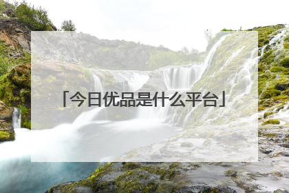 今日优品是什么平台