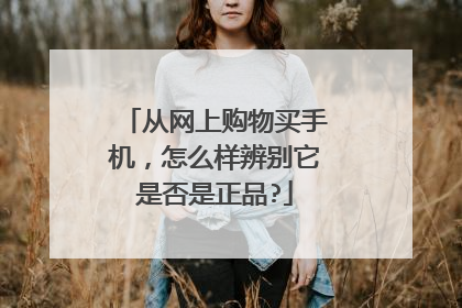 从网上购物买手机，怎么样辨别它是否是正品?