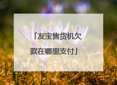 友宝售货机欠款在哪里支付