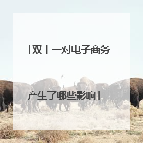 双十一对电子商务产生了哪些影响