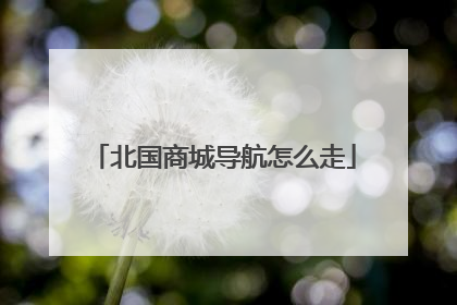 北国商城导航怎么走