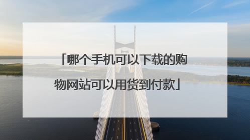 哪个手机可以下载的购物网站可以用货到付款
