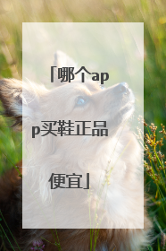 哪个app买鞋正品便宜