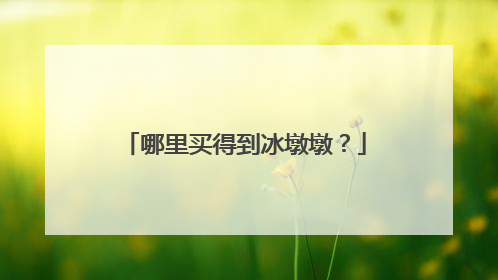 哪里买得到冰墩墩?
