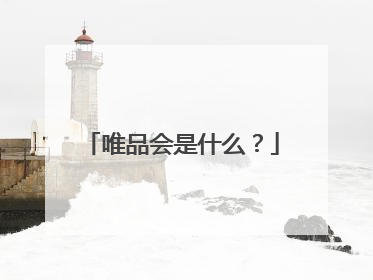唯品会是什么?