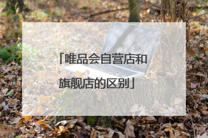 唯品会自营店和旗舰店的区别
