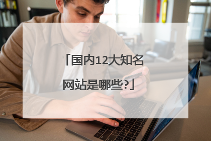 国内12大知名网站是哪些?