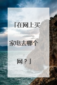 在网上买家电去哪个网？
