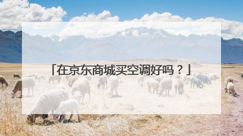 在京东商城买空调好吗？