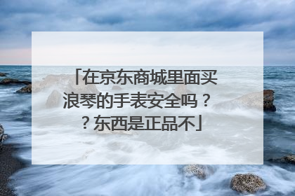 在京东商城里面买浪琴的手表安全吗？？东西是正品不