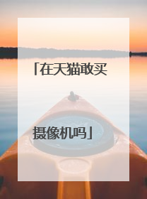 在天猫敢买摄像机吗