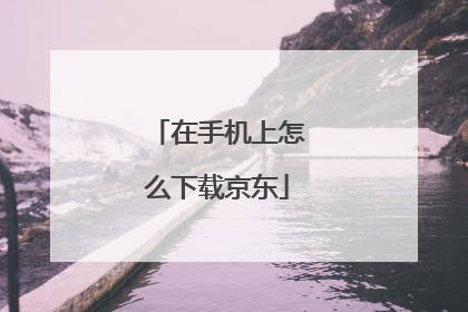 在手机上怎么下载京东