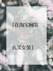 在淘宝网怎么买女装