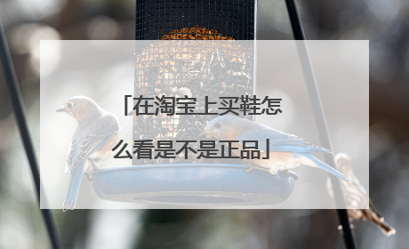 在淘宝上买鞋怎么看是不是正品