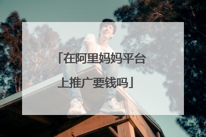 在阿里妈妈平台上推广要钱吗