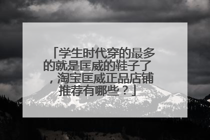 学生时代穿的最多的就是匡威的鞋子了,淘宝匡威正品店铺推荐有哪些?