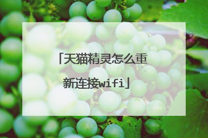 天猫精灵怎么重新连接wifi